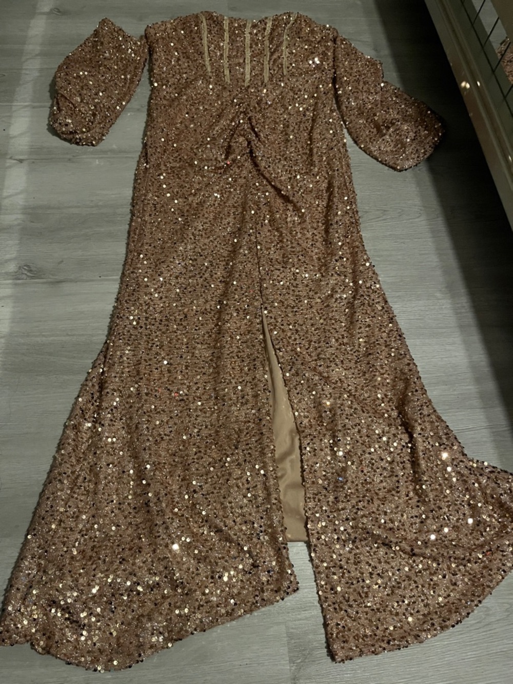 Sequin Evening Gown